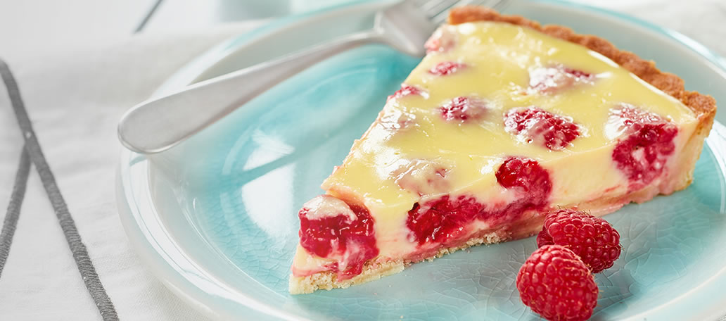 Lime Raspberry Tart